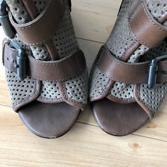 ASH open toed suede heels - Picture 3 of 7